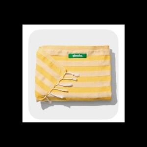 Yellow Striped Towel